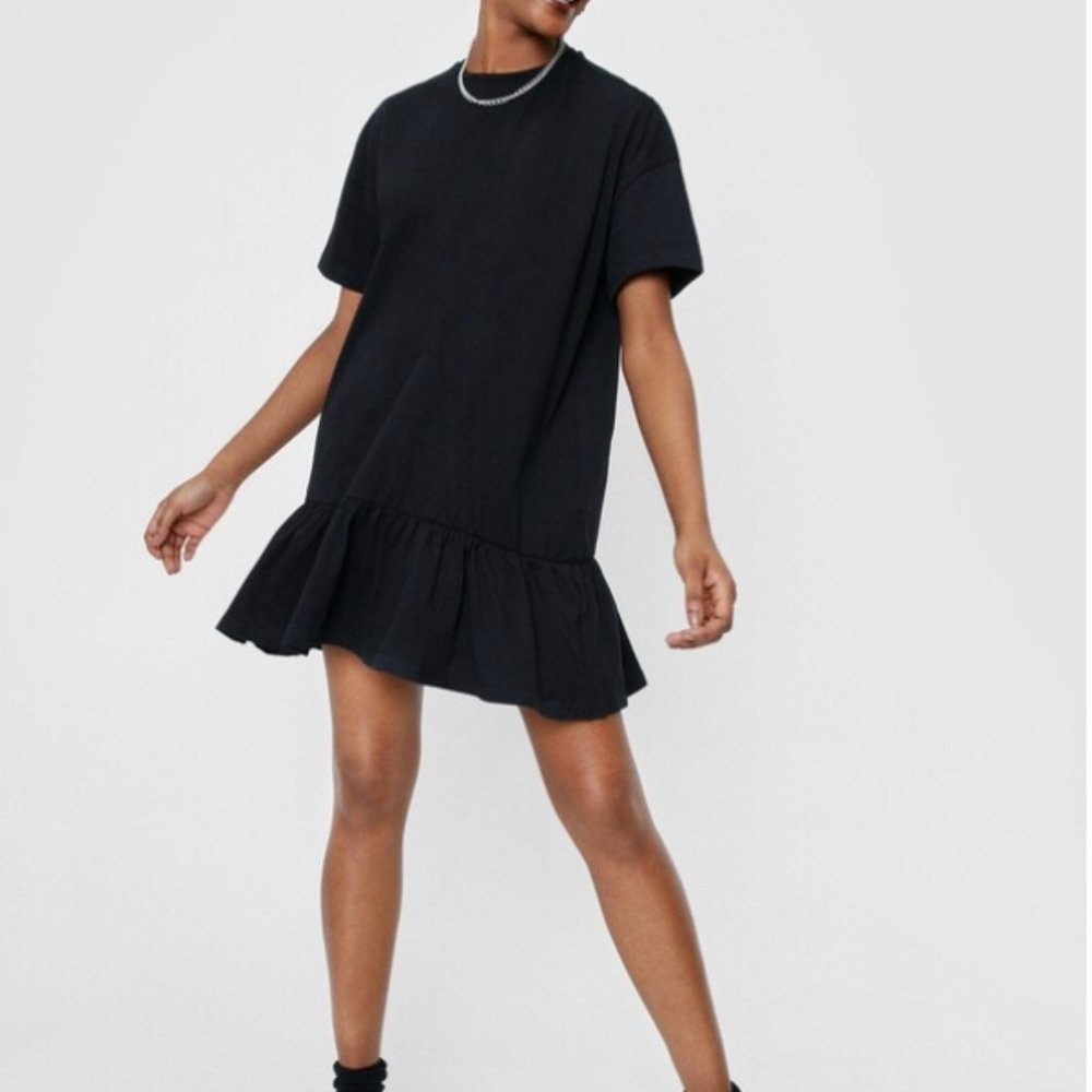 NWT: Nasty Gal name drop tee mini dress